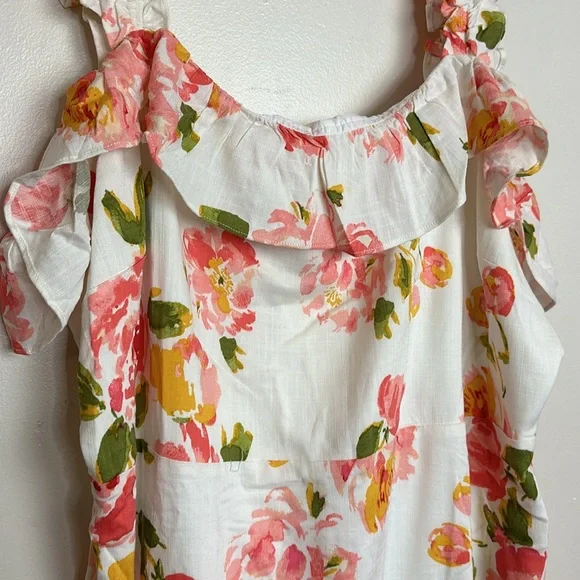 Worn Once - Sugarlips Curve Magdalena Midi Dress in Pink & W… - Picture 15 of 16